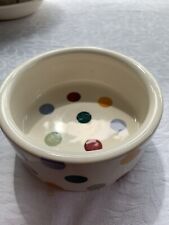 Emma Bridgewater polka dot small pet bowl, used for sale  UK
