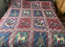 Vintage quilted christmas for sale  DIDCOT