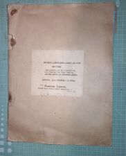 1946 research report for sale  FROME