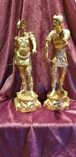 Pair spelter figurines for sale  GREAT YARMOUTH