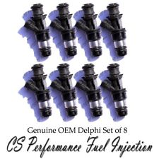 OEM Delphi Fuel Injectors Set para 01-06 Chevy Silverado 2500 HD 6.0 V8 02 03 04 comprar usado  Enviando para Brazil