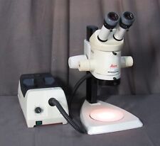 Microscópio LEICA MZ6 com suporte, anel-luz, fonte de luz CLS 100X comprar usado  Enviando para Brazil