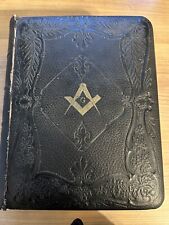 Biblia masónica antigua de alrededor de 1890 segunda mano  Embacar hacia Argentina