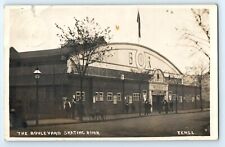 POSTCARD Leicester, The Boulevard Skating Rink, Western Boulevard, real photo RP for sale  Shipping to South Africa