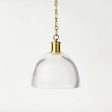Reeded glass pendant for sale  USA