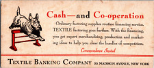 Textile banking blotter for sale  Somerville