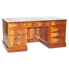 ANTIQUE FLAMED MAHOGANY DESK FROM PRINCESS DIANA'S FAMILY HOME SPENCER HOUSE for sale  Shipping to South Africa