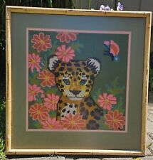 Framed leopard flowers for sale  Port Washington