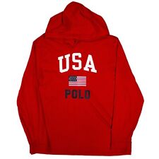 Used, Polo Ralph Lauren Polo USA Flag Lightweight Hoodie XL for sale  Shipping to South Africa