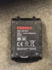 Ferrex battery 18v for sale  HARLOW