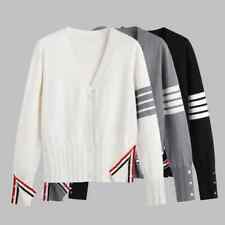 Usado, Blusa de malha feminina suéter roupas outono cardigã manga longa inverno malha comprar usado  Enviando para Brazil
