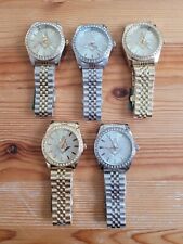 Watch Lot of 5 Masonic Ice Paved Quartz Watch Old Stock May Need Battery for sale  Shipping to South Africa