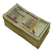 150 x 5 miliardów dolarów Zimbabwe Specjalny czek rolniczy 2008 Pakiet Autentyczny + COA na sprzedaż  Wysyłka do Poland