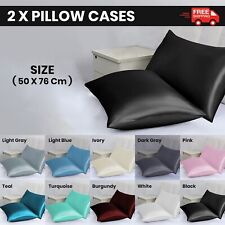 Pack satin pillowcases for sale  WATFORD