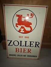 Emailschild zoller bier gebraucht kaufen  Ostrach