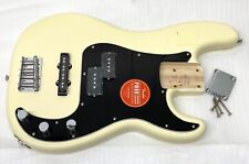 PEQUENA RACHADURA! Guitarra branca olímpica genuína OEM Fender Squier PJ P CORPO CARREGADO BAIXO comprar usado  Enviando para Brazil