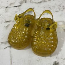 Sandálias Grendha Yellow Jelly amarelas translúcidas meninas tamanho 3 tiras comprar usado  Enviando para Brazil