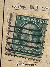 1908 Stamp, 1c, Used From Old Family, Green, President Franklin. US 331 for sale  Shipping to South Africa