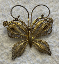 Vintage butterfly filigree for sale  Austin