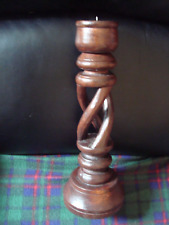 Vintage wooden candlestick for sale  KETTERING