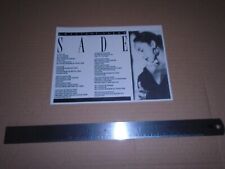 Usado, SADE - SWEETEST TABOO - HALF PAGE  MAGAZINE ADVERT CLIPPING 1985 comprar usado  Enviando para Brazil