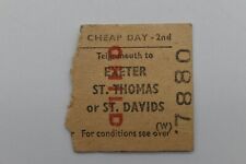 Railway ticket teignmouth for sale  REDCAR