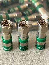 DIGICON DS6U 06-07 RG6 UNIVERSAL COAX CABLE COMPRESSION CONNECTOR NEW (lot of 25 for sale  Shipping to South Africa