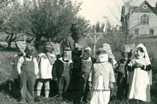 Vintage Creepy Children Halloween PHOTO Crazy Costume Freak Scary Kids for sale  Shipping to Canada