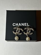 Chanel pearl drop for sale  HUDDERSFIELD