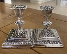 Victorian silver candlesticks for sale  VERWOOD