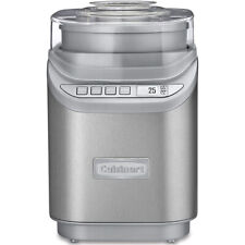 Cuisinart 2QT Ice Cream Maker Machine w/ LCD Screen Stainless Steel ICE-70FR, used for sale  Shipping to South Africa