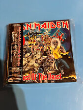 Iron Maiden "Best of The Beast" 2CD TOCP-50128-9 1996 com Obi EDIÇÃO DE LANÇAMENTO DO JAPÃO comprar usado  Enviando para Brazil