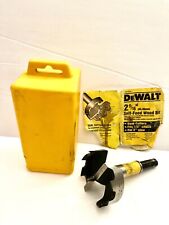 Usado, Broca de madeira autoalimentada DeWalt cortadores duplos 2 9/16” serve para mandril de 1/2” para tubo de 2”  comprar usado  Enviando para Brazil