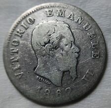 1 lira 1862 usato  Monterotondo