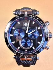 Michel Herbelin Newport Yatch Club 36656/AN65 Chronograph Quartz Date 100m 41mm, used for sale  Shipping to South Africa