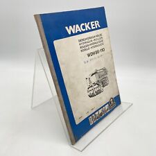 Wacker hydraulikwalze wdh gebraucht kaufen  Emden