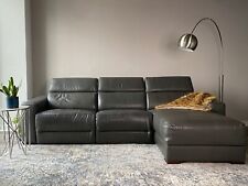 leather couch dual recliner for sale  Los Angeles