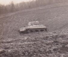 Original Photo ARMORED SCHOOL M4 SHERMAN TANK GERMAN MARKINGS 1943 Fort Knox 302 for sale  Shipping to South Africa