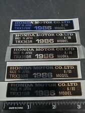 Honda 1986 trx for sale  Ripon