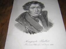 1825.gravure portrait auguste d'occasion  Saint-Quay-Portrieux