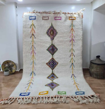 Moroccan Beni ourain  Wool  Diamond Handmade Colorful Rug Berber rug 5x8.3 FT comprar usado  Enviando para Brazil