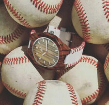 Reloj de madera con temática de béisbol  ️ en caja original NUEVO - Gran regalo segunda mano  Embacar hacia Argentina