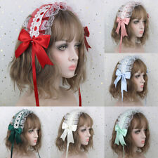 Lolita Headband Frill Bowknot Lace Headwear Gothic Princess Sweet Hair Accessory for sale  Shipping to South Africa