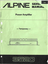 Alpine 3520 power for sale  Millersville