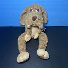 People Pals Plush Dog Brown Puppy Toy Hound Stitched Crinkle Tummy 14" Lovey for sale  Shipping to South Africa