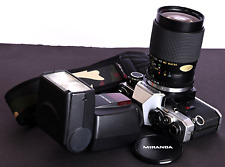 Filme SLR Olympus OM10 Chrome 35mm + adaptador M, lente Miranda 35-135mm e kit YN460 comprar usado  Enviando para Brazil
