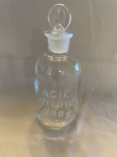 VINTAGE APOTHECARY ~ ACID NITRIC HNO3 ~  BOTTLE for sale  Shipping to South Africa