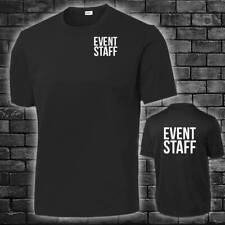 Equipe do evento festa engraçada T-shirt simples preto e branco texto homens adultos comprar usado  Enviando para Brazil