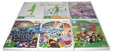 Used, 6 x Nintendo Wii Game Lot - Fit + Plus + Cheerleader + Mini Golf + Game Night for sale  Shipping to South Africa