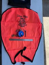 dive rite 100lb scuba dive lift bag with storage pouch and reel., used for sale  Shipping to South Africa